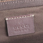 Gucci GG Supreme Leather Clutch Pouch Brown — view 8