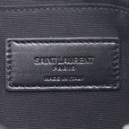 Saint Laurent YSL Paris Glitter Patch Leather Clutch Hand Second Pouch — view 7