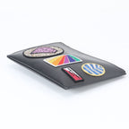 Saint Laurent YSL Paris Glitter Patch Leather Clutch Hand Second Pouch — view 3