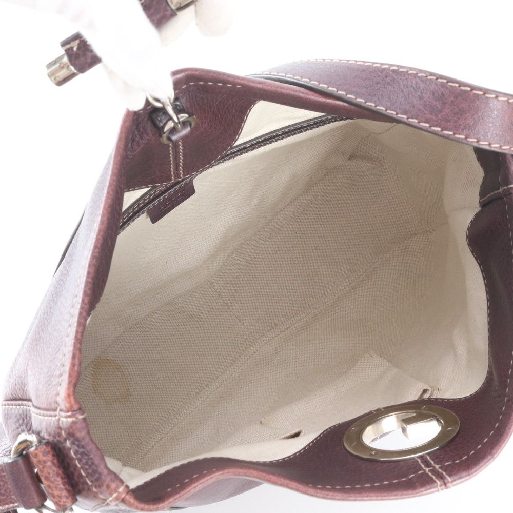 Gucci Charlotte Leather Shoulder Bag Crossbody Hand Tote — view 7
