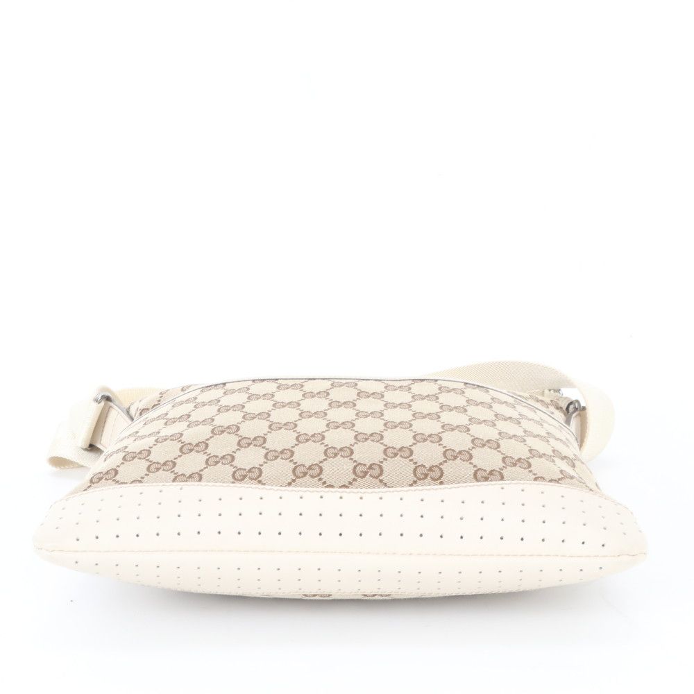 Gucci GG Canvas Leather Shoulder Bag Crossbody Hand Tote — view 5