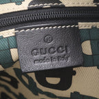Gucci Guccissima Abbey Leather Shoulder Bag Crossbody Tote Black — view 8