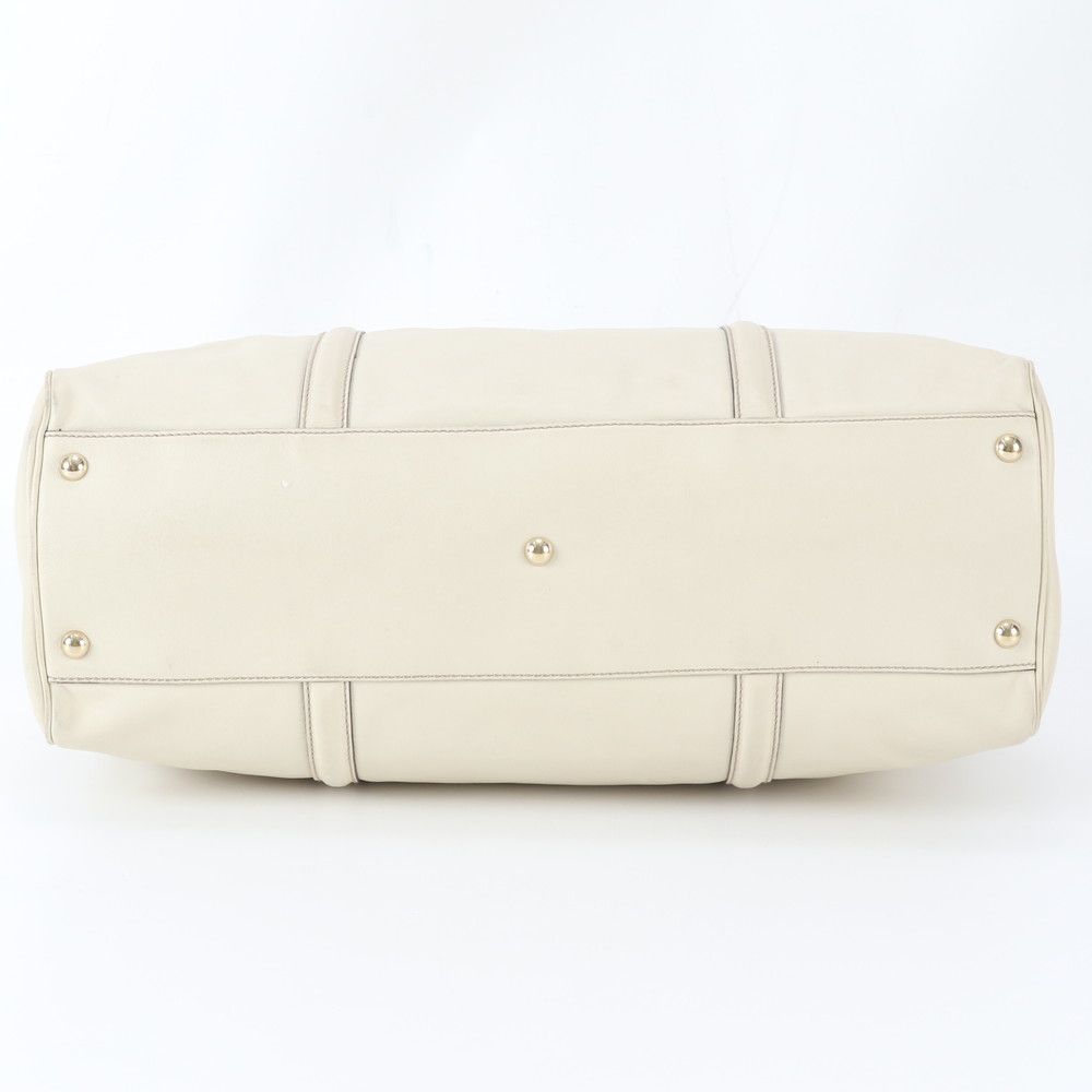 Gucci Interlocking Leather Boston Bag Tote Gold — view 5