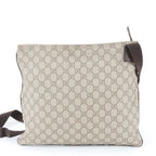 Gucci GG Supreme Leather Shoulder Bag Crossbody Messenger Business Tote — view 3