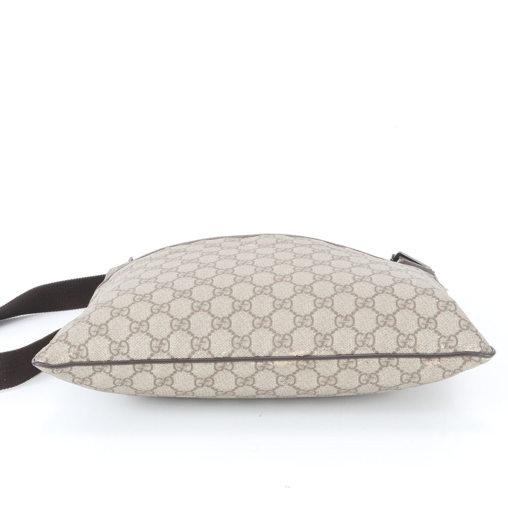 Gucci GG Supreme Leather Shoulder Bag Crossbody Messenger Business Tote — view 5