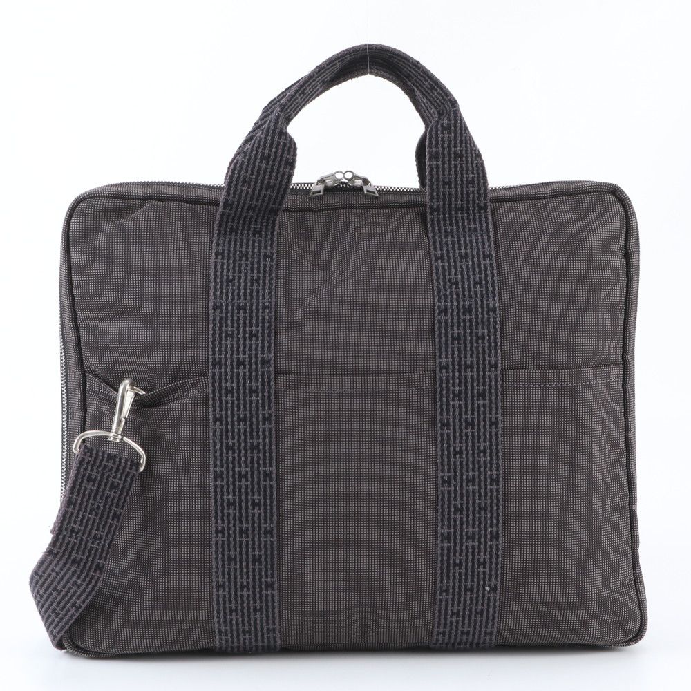 Hermes Her Line 2-Way Business Crossbody Shoulder Document Briefcase Tote — view 3