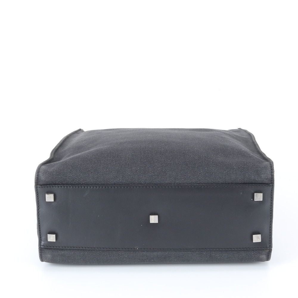 Gucci Denim Leather Tote Shoulder Business Document — view 5