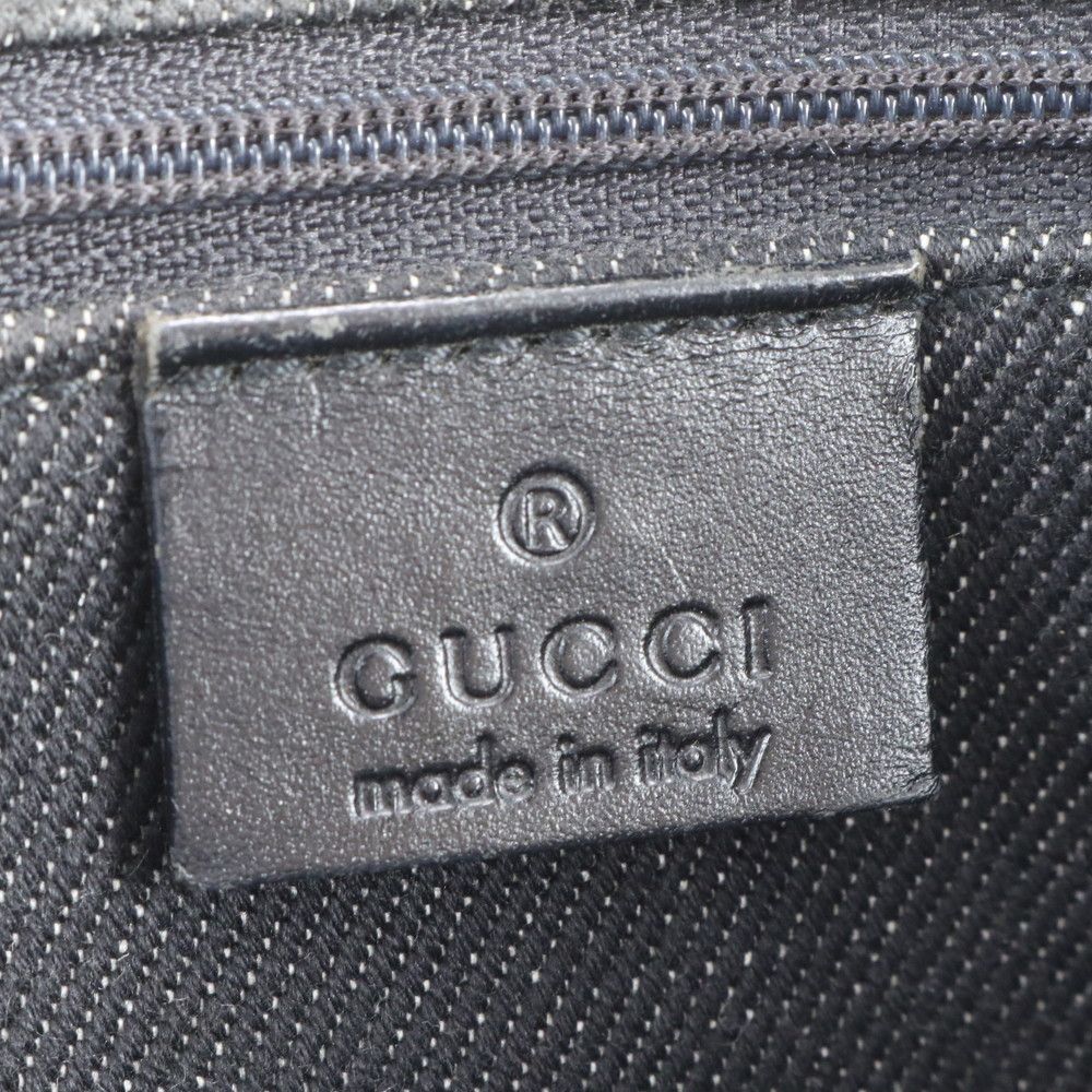 Gucci Denim Leather Tote Shoulder Business Document — view 8