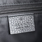 Gucci GG Nylon Leather Tote Shoulder Hand Black — view 8
