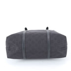 Gucci GG Nylon Leather Tote Shoulder Hand Black — view 5