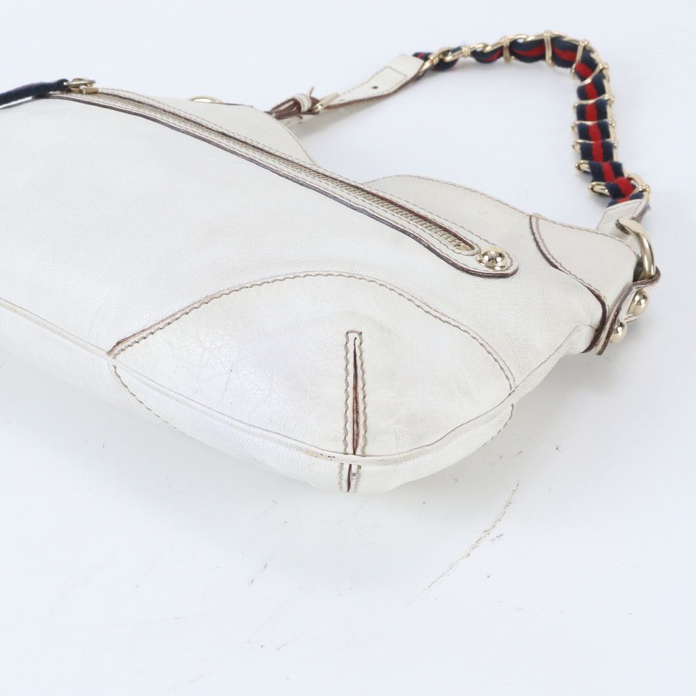 Gucci Sherry Line Leather Chain Shoulder Bag Tote — view 6