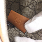 Gucci Logo Print Leather Clutch Pouch Business — view 9