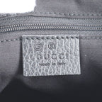 Gucci Leather Shoulder Bag Crossbody Messenger Business Tote Black — view 8