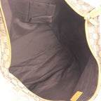 Gucci GG Canvas Sherry Line Leather Handbag Tote — view 7