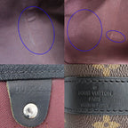 Louis Vuitton Ten Keepall Bandouliere 45 Monogram Macassar Boston Bag Brown — view 6