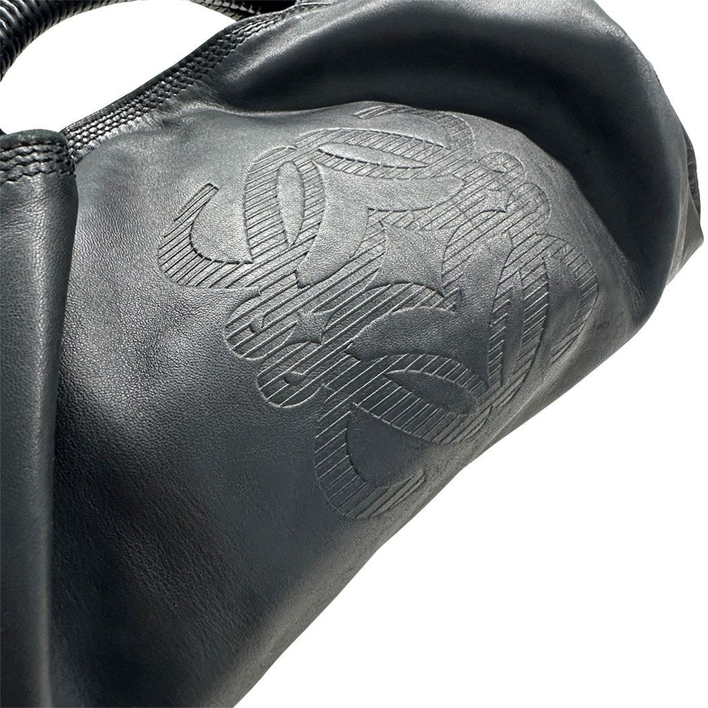 Loewe Bag Nappa Aire Handbag Leather Black Kuttari — view 8