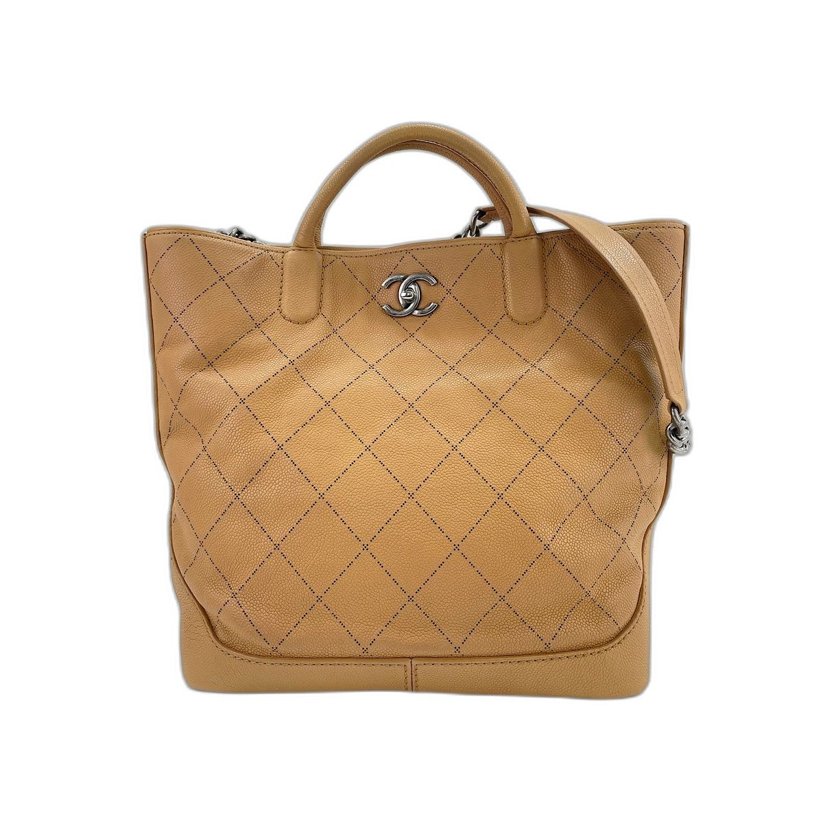 Chanel Tote 2-Way Beige