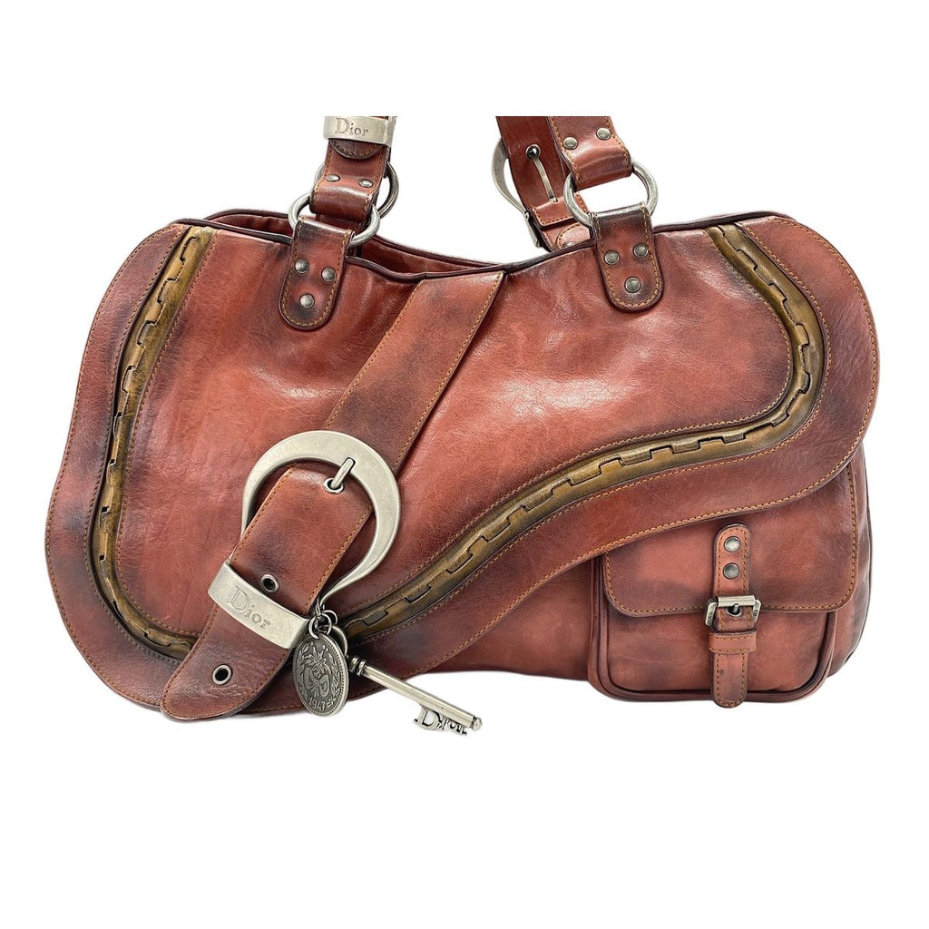 Dior Handbag Gaucho Brown