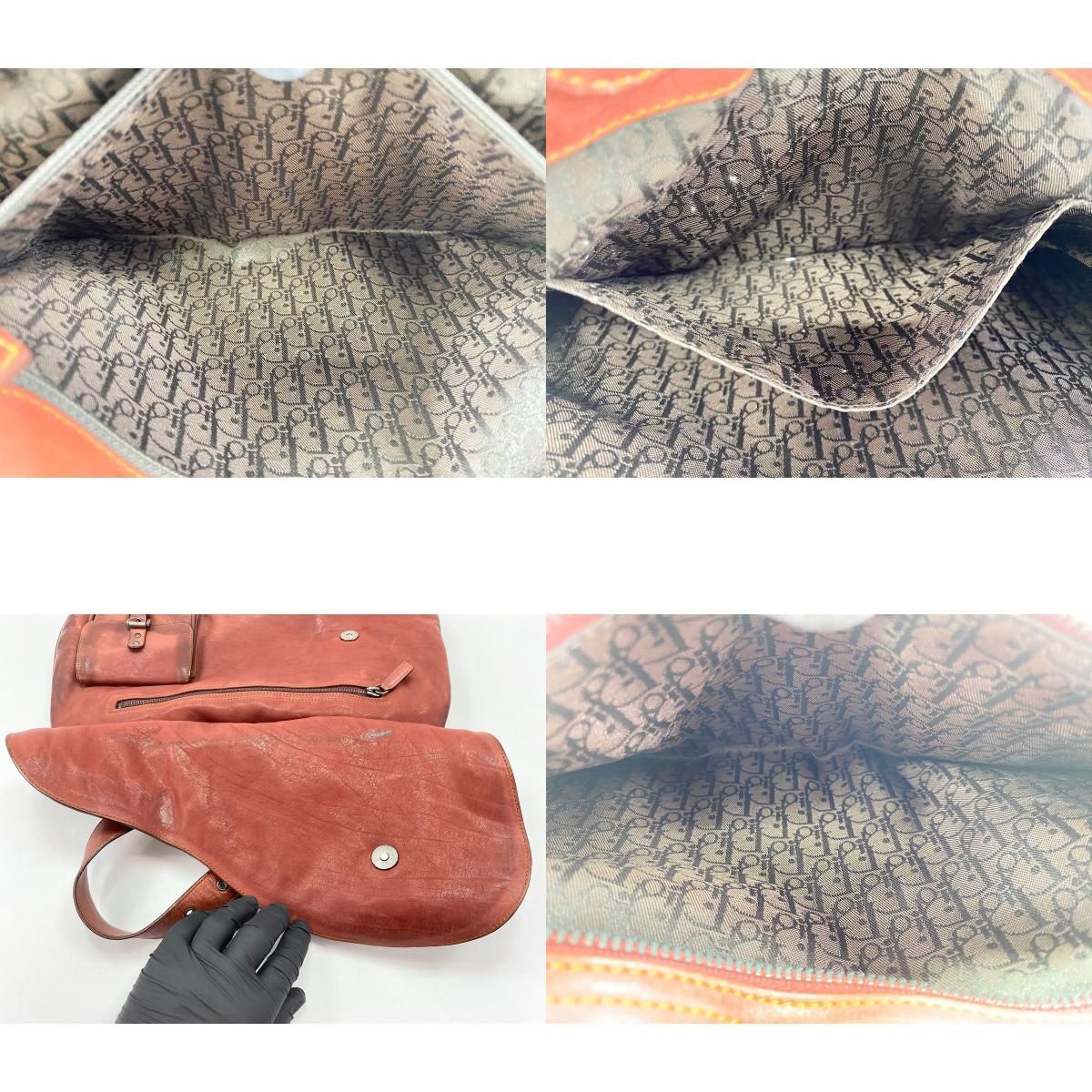 Dior Handbag Gaucho Brown — view 9