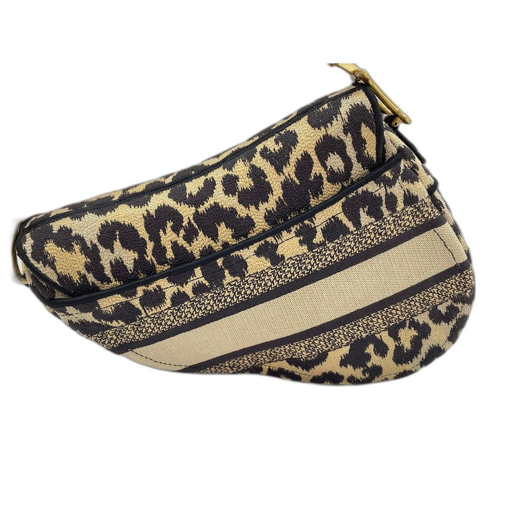 Dior Saddle Bag Handbag Yellow — view 4