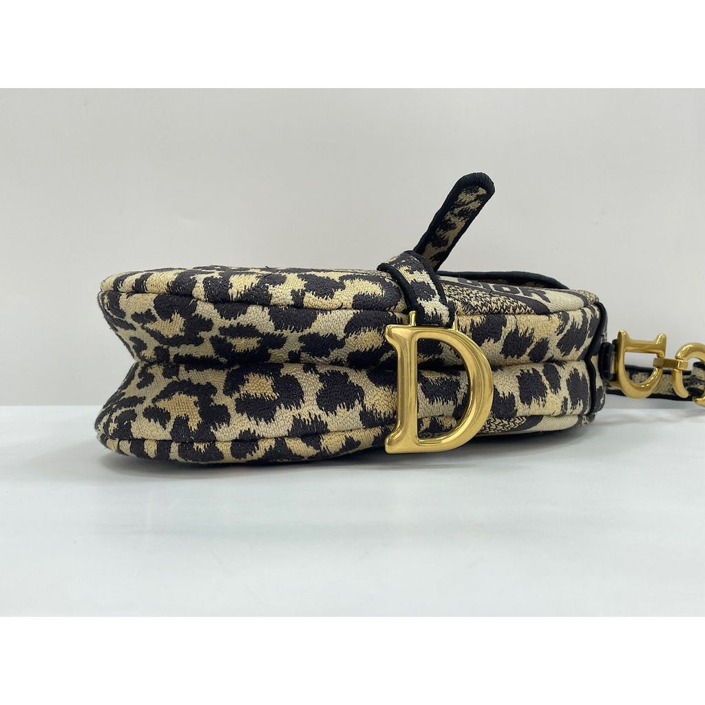 Dior Saddle Bag Handbag Yellow — view 7