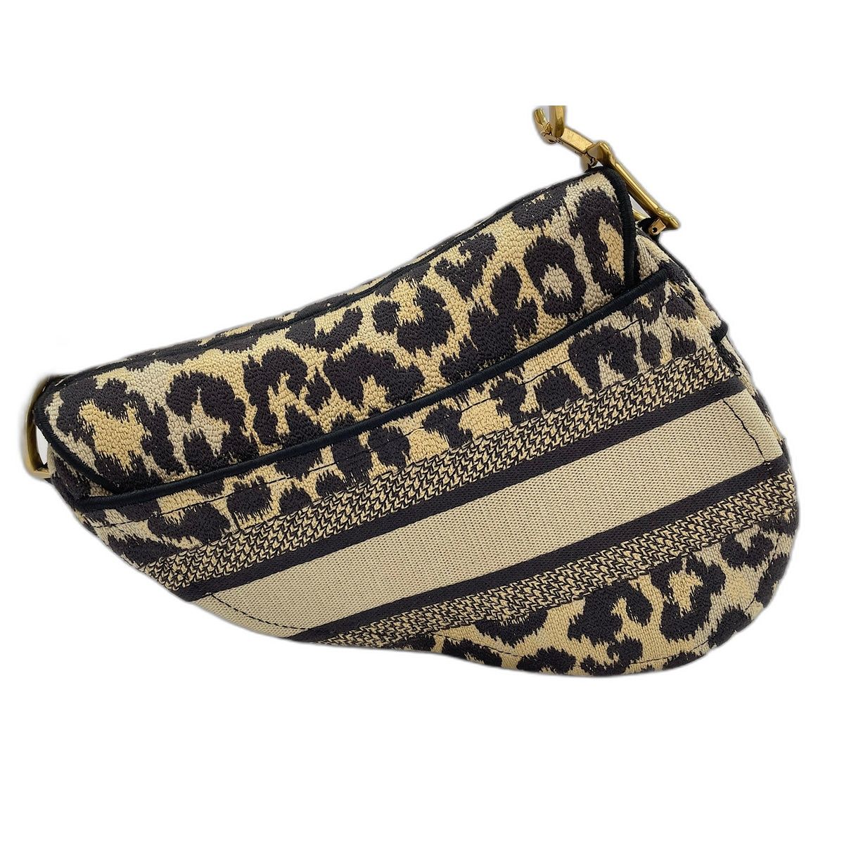 Dior Saddle Bag Handbag Yellow — view 3