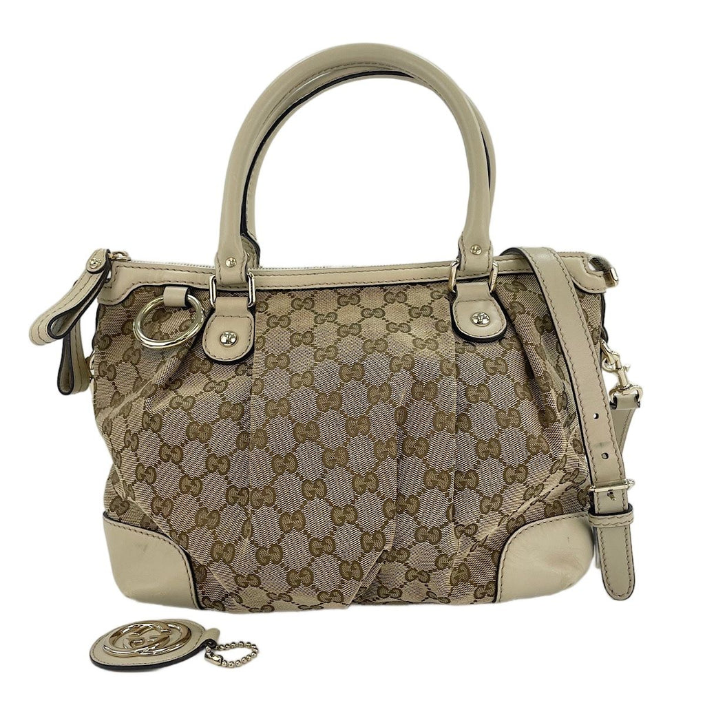 Gucci Handbag 2-Way Beige