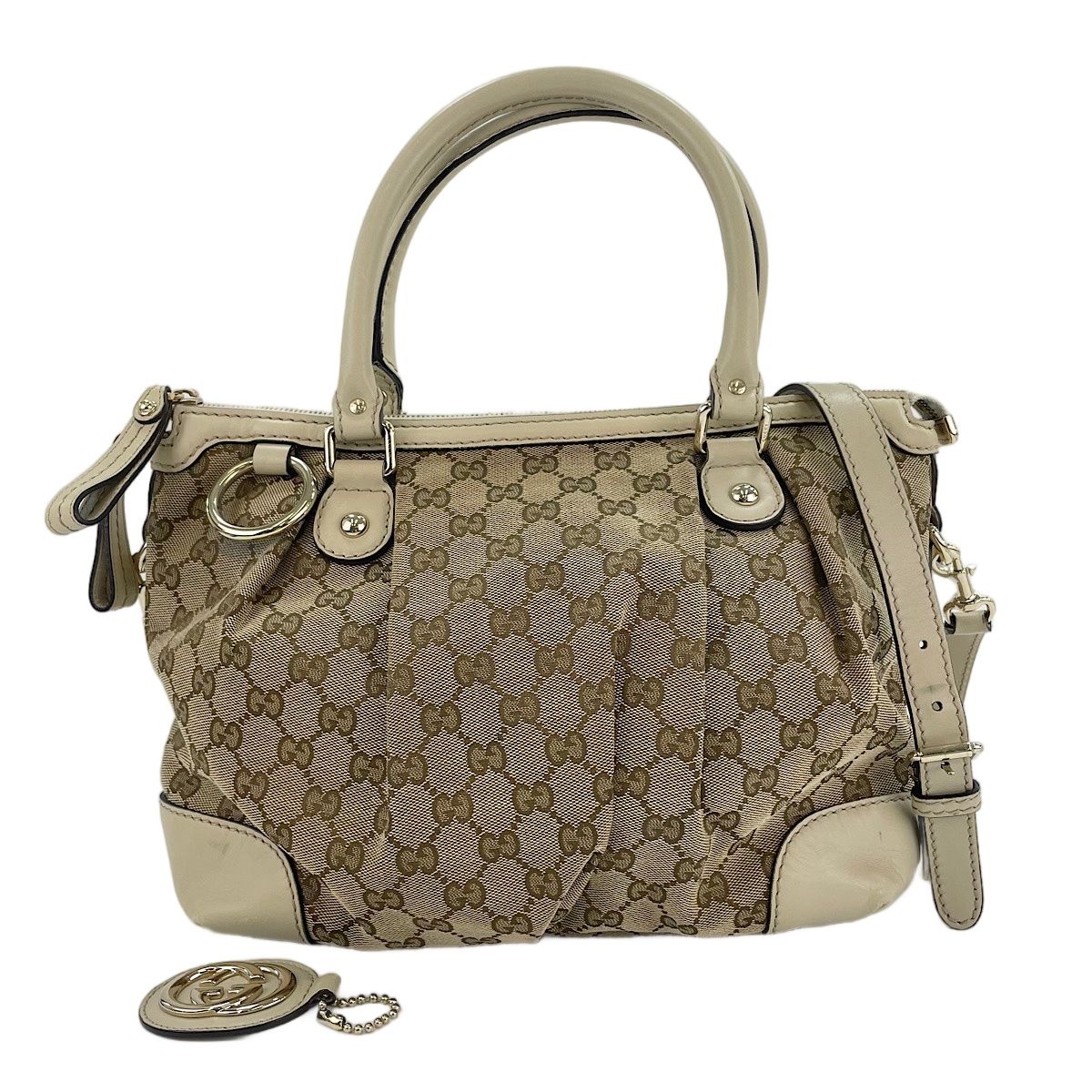 Gucci Handbag 2-Way Beige