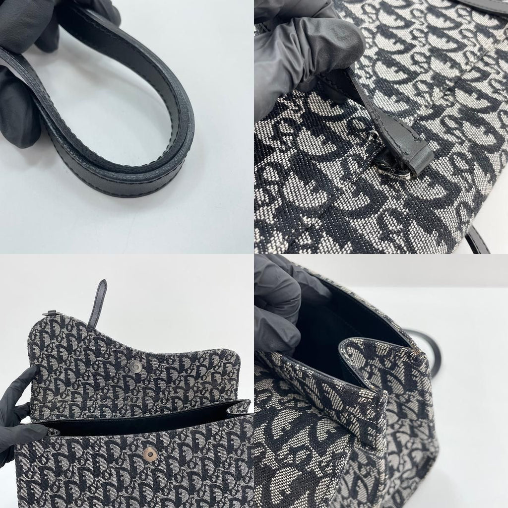 Dior Handbag Trotter Black — view 9