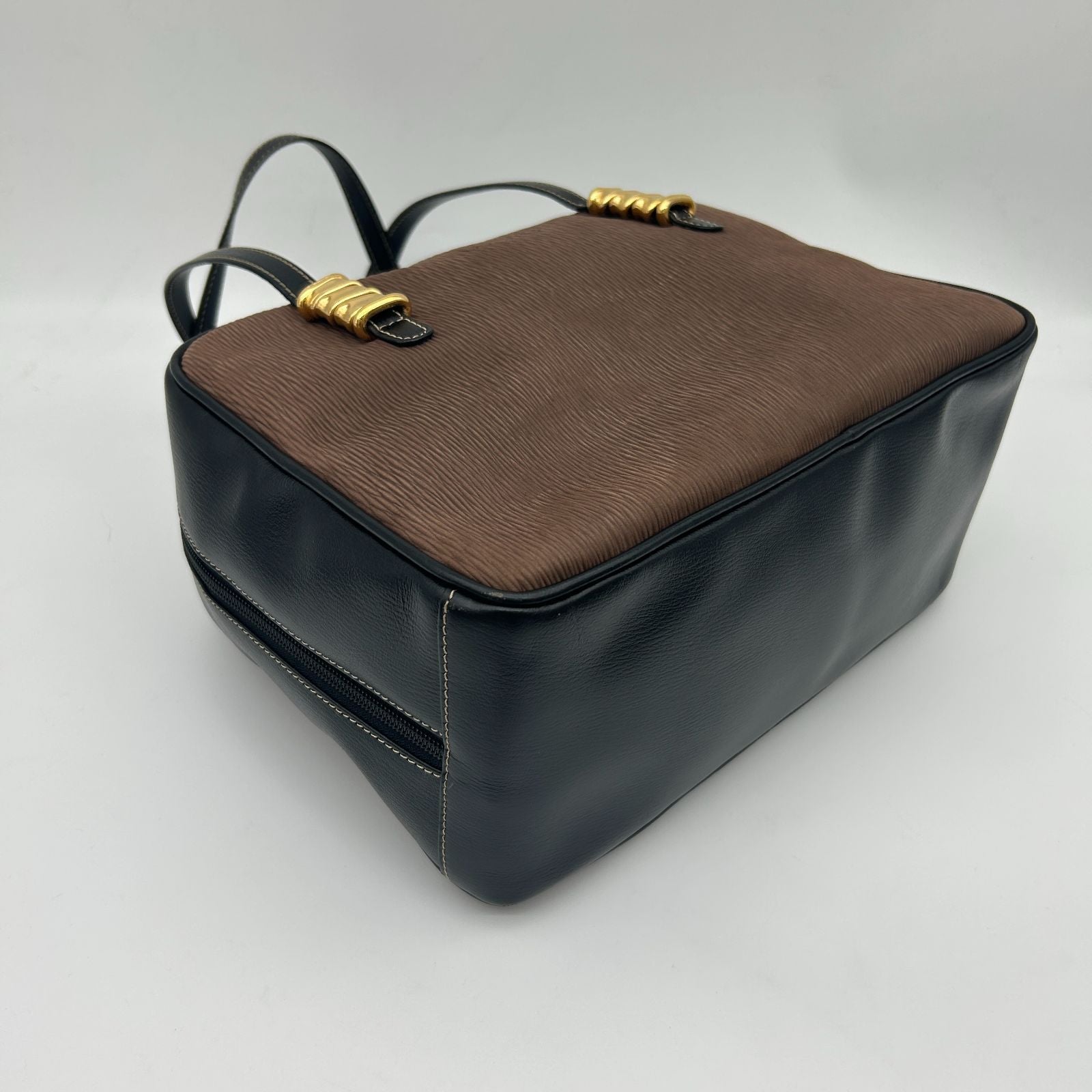 Loewe Vintage Rare Velazquez Handbag Leather Brown — view 7