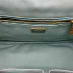 Prada Canapa Tote Mint Green Canvas — view 9