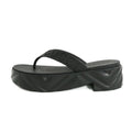 Gucci Thong Sandals Black 36 Rubber Platform Shoes