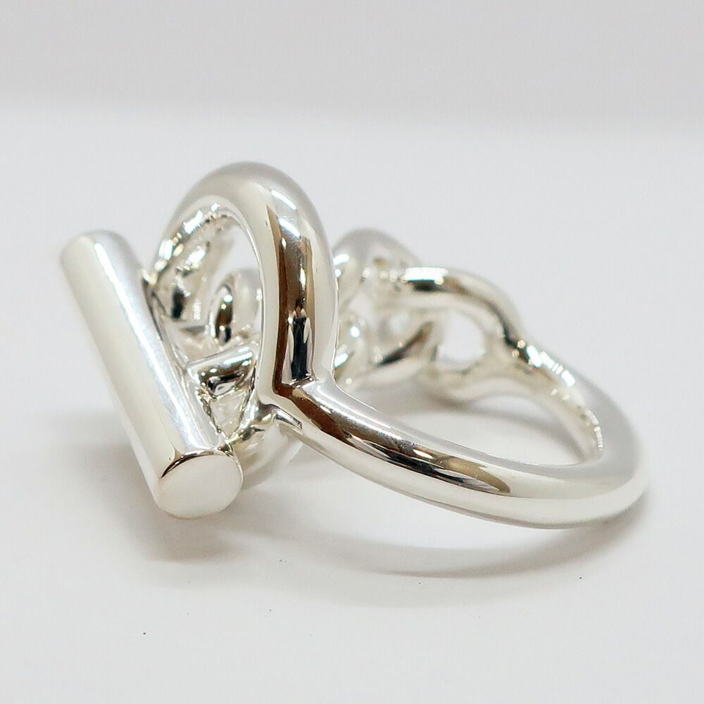 Hermes Heaven Croisette GM Ring 52 Silver — view 3