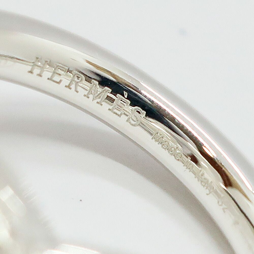 Hermes Heaven Croisette GM Ring 52 Silver — view 7