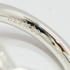 Hermes Heaven Croisette GM Ring 52 Silver — view 7