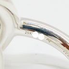 Hermes Heaven Croisette GM Ring 52 Silver — view 6