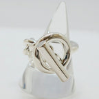 Hermes Heaven Croisette GM Ring 52 Silver — view 9