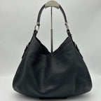 Prada Leather Shoulder Bag Black — view 5