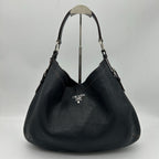 Prada Leather Shoulder Bag Black — view 2
