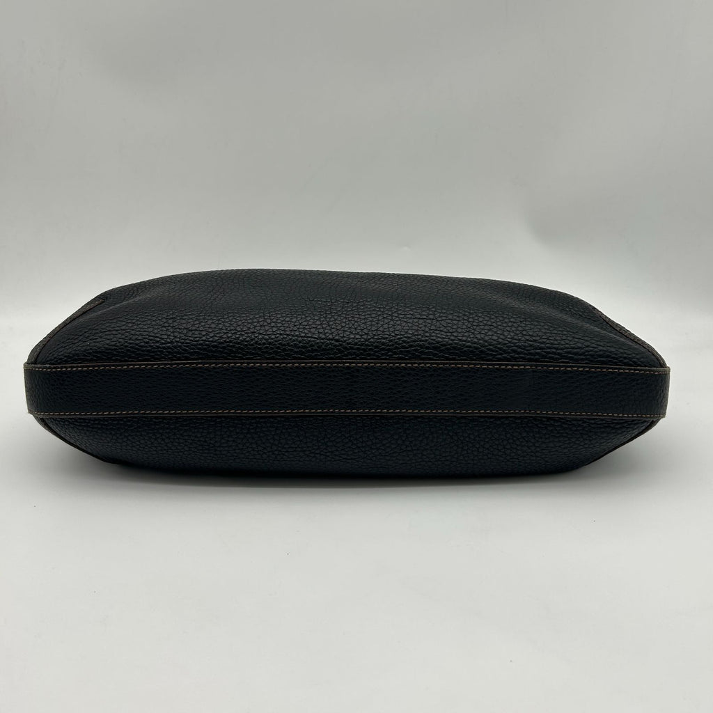 Prada Leather Shoulder Bag Black — view 7