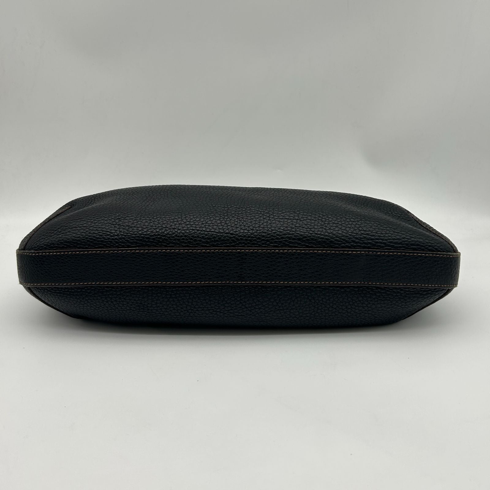 Prada Leather Shoulder Bag Black — view 7