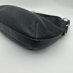 Prada Leather Shoulder Bag Black — view 9