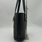 Celine Macadam Shoulder Bag Canvas Black — view 3