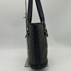 Celine Macadam Shoulder Bag Canvas Black — view 2
