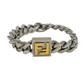 Fendi Bracelet Silver Gold