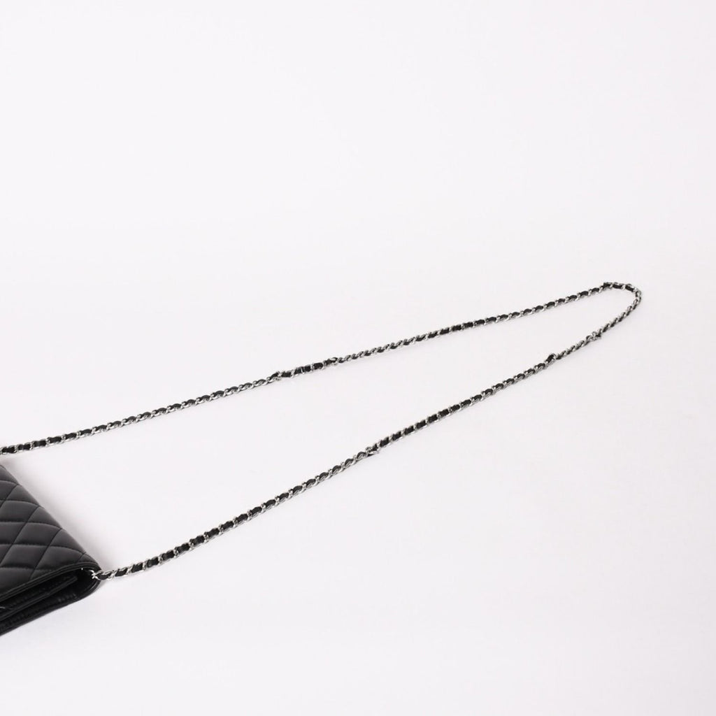 Chanel Timeless Classic Line Chain Wallet CC Logo Lambskin Shoulder Bag — view 4