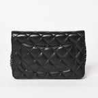 Chanel Timeless Classic Line Chain Wallet CC Logo Lambskin Shoulder Bag — view 2