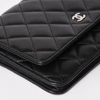 Chanel Timeless Classic Line Chain Wallet CC Logo Lambskin Shoulder Bag — view 7
