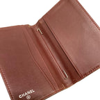 Chanel Notebook Quilted Black CC Logo Silver Lambskin Agenda — view 3