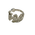 Fendi Ring S Silver Clear Logo — view 2